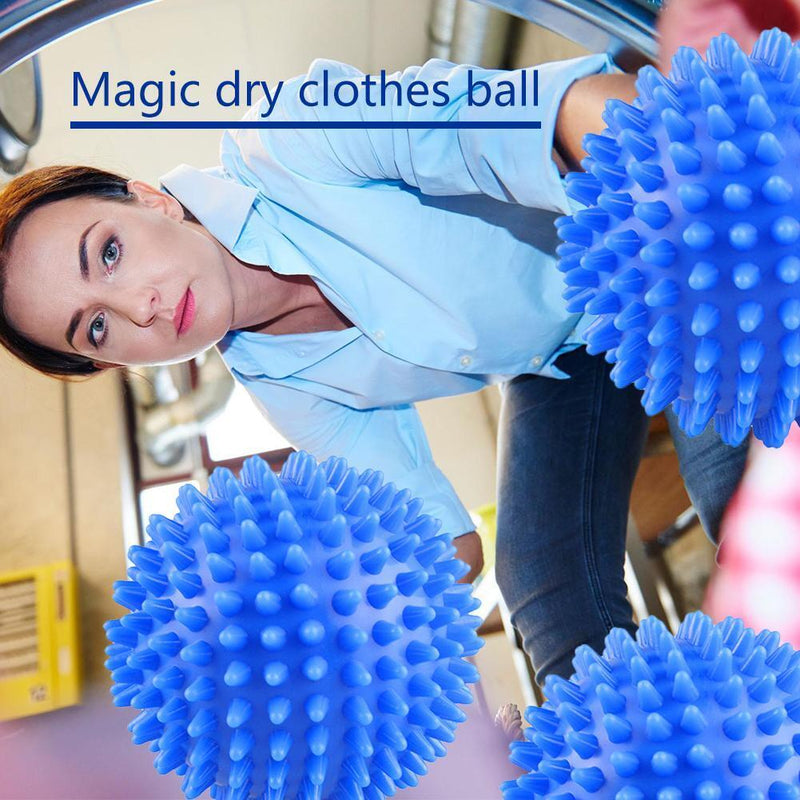 2pcs 6.5cm Laundry Ball PVC Reusable Clean Tools Laundry Dryer Accessories