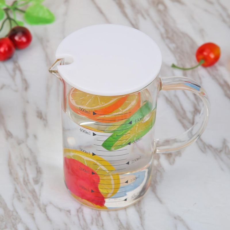 Plastic Heat-Resistant Glass Cup Infuser Lid Coffee Tea Mug Filter Cup Cover