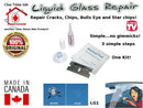 Windshield Crack Repair Kit Glass Auto Chip Crack Buls Eye Repair  LG1