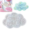 Happy Birthday Cloud Silicone Mold Fondant Cake Chocolate Mould Baking Deco O7H8