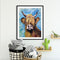 Yak Frameless Picture Oil Paint By Numbers Hand Painted Picture for Bedroom