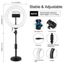 LED Video Light Kit APP Control Selfie Ring Light Bluetooth For Tik Tok Youtube