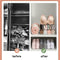 Closet For Socks Holder 4 Compartments Stackable Plastic Storage Clothes X2V5