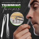 Best Universal Nose Hair Trimming Tweezer Steel Eyebrow Nose Hairs Cut 1 x F9X7