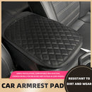 Car Armrests Storage Box Cover Pad Mat Anti-slip with Back Elastic Strap Newly