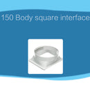 Square Portable Air Conditioner Exhaust Duct Interface Pipe Tube Connector Newly