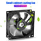 ID-COOLING NO-8025-SD 3-Pin Silent Radiator Desktop PC Case Small Cooling Fan