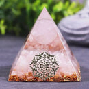 Crystal Pyramid Healing Energy Meditation Crystals Home Office Decor (D) Newly