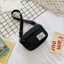 Fashion Women Canvas Patchwork Shoulder Phone Bag Casual Ladies Mini Handbags