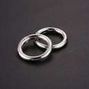 2pcs 2cm Circle O Ring Connection Alloy Metal Bags Belt Buckles DIY Accessori