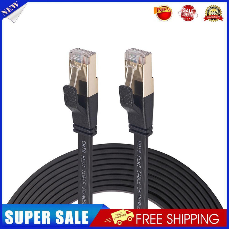40Gbps Cat8 Ethernet Cable SFTP RJ45 LAN Patch Cord for Router Modem (7.6m)