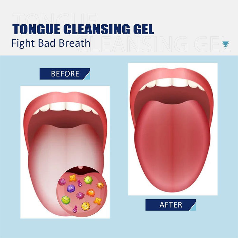 Breath Health Tongue Brush Tongue Coating Cleansing Tongue Scraper Remove Odor