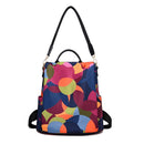 Women Oxford Travel School Bags Girls Anti Theft Backpacks (Multicolor)