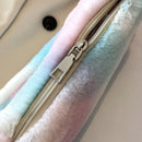 Animal Underarm Bag Women Mini Plush Shoulder Handbags Purse (16 Tie Dye)