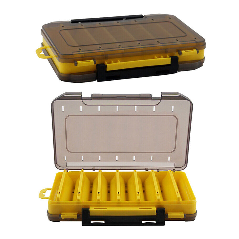 Lure Bait Hook Storage Case Double-Sided Durable Fishing Tackle Organizer B