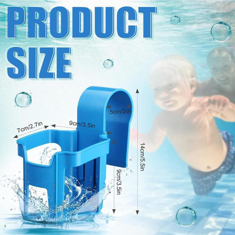 Water Cup Hanging Holder for Swimming Pool Beverage Drinks Beer Shelf Rack