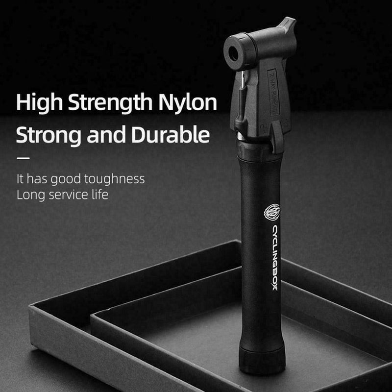 Mini Bike Pump Portable Bicycle Tyre Inflator Hand Schrader Tool Valve Q9S2