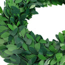 7.5m Silk Wreath Green Leaf Iron Wire Artificial Vine Decor DIY Wedding E7U1