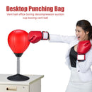 Desktop Punching Bag Suction Cup Stress Burster Relief Ball with Pump for Office
