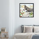 DIY Diamond Painting Donkey Full Round Drill Mosaic Art Picture Rhinestone Kits