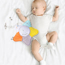 Kids Soft Pentagram Soothing Plush Toys Musical LED Projector Night Lamp Newly