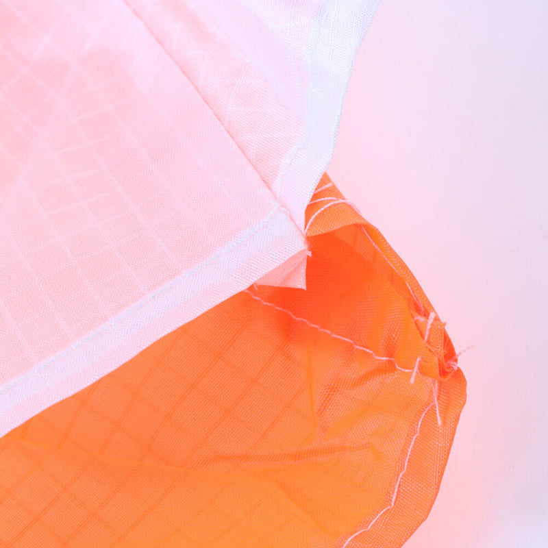 Dual Line Stunt Parafoil Parachute Rainbow Sports Beach Kite (Orange)