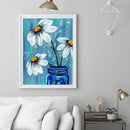 Painting By Numbers DIY Floral Canvas Hand Painted Oil Drawing Wall Picture