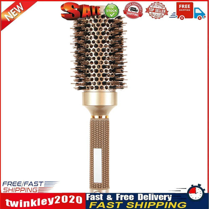 Pro Hair Dressing Brush Ceramic Iron Round Comb Magic Styling Combs (45mm) Newly