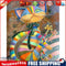 Colorful Cat No Frame Pictures By Number DIY Digital Coding Oil Painting