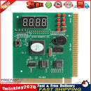 4-Digit PC Analyzer Diagnostic Post Card Motherboard Fault Tester for ISA Newly