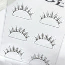 Cluster Makeup Tools Soft Short Cross Makeup Lashes Messy False Eyelashes