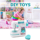 Mini Electric Sewing Machine Set Household Play House Toys for Girl Home Playing
