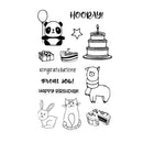 Birthday Silicone Clear Stamp+Metal Cutting Die Stencil DIY Scrapbook Decor