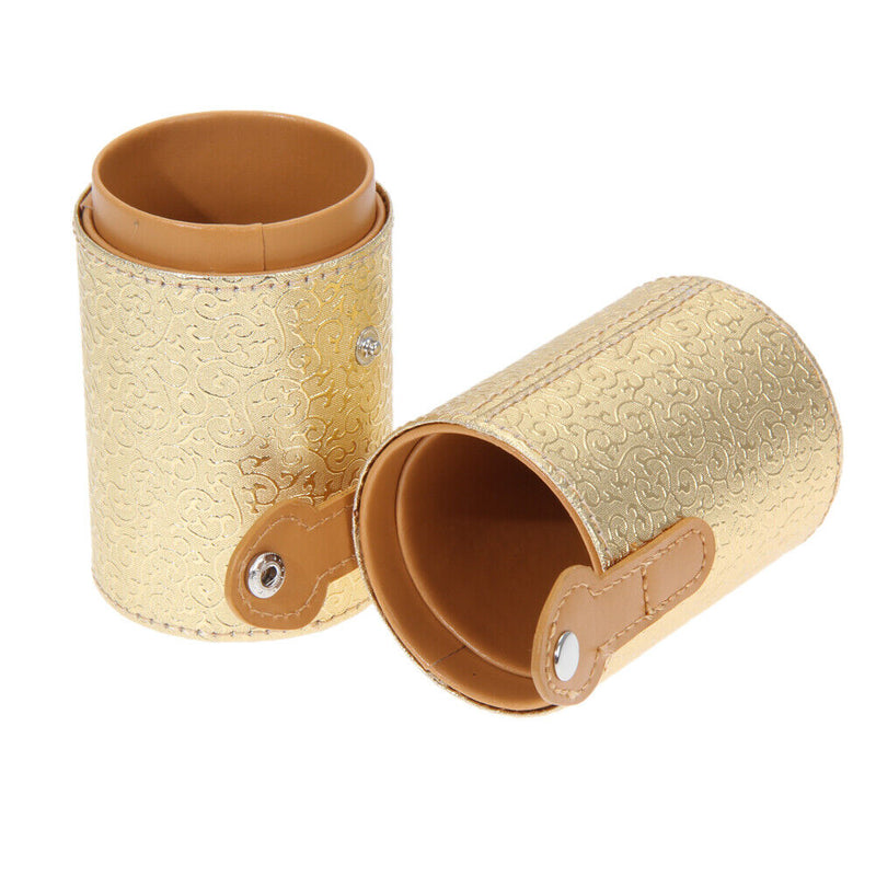 Leather Cosmetic Case Storage Makeup Bags Organizer Brush Tube Holder Cup Newly