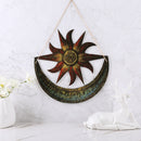 Celestial Sun Star Metal Wall Art Craft Waterproof Durable Home Hanging Dec