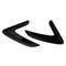 1 Pair Car Side Air Vent Cover Trim Fender Stickers for 3 Series (Black) Newly