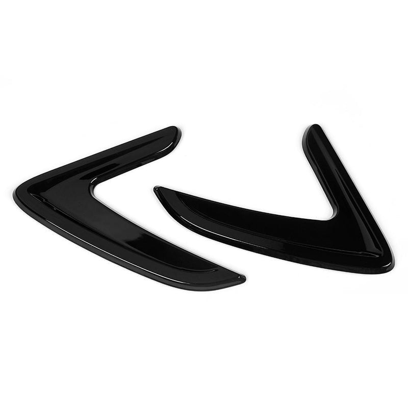 1 Pair Car Side Air Vent Cover Trim Fender Stickers for 3 Series (Black) Newly