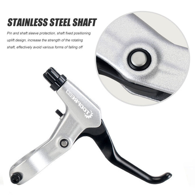 TOOPRE 1 Pair Aluminum Alloy 3-Finger Mountain Road Folding Bike Brake Levers
