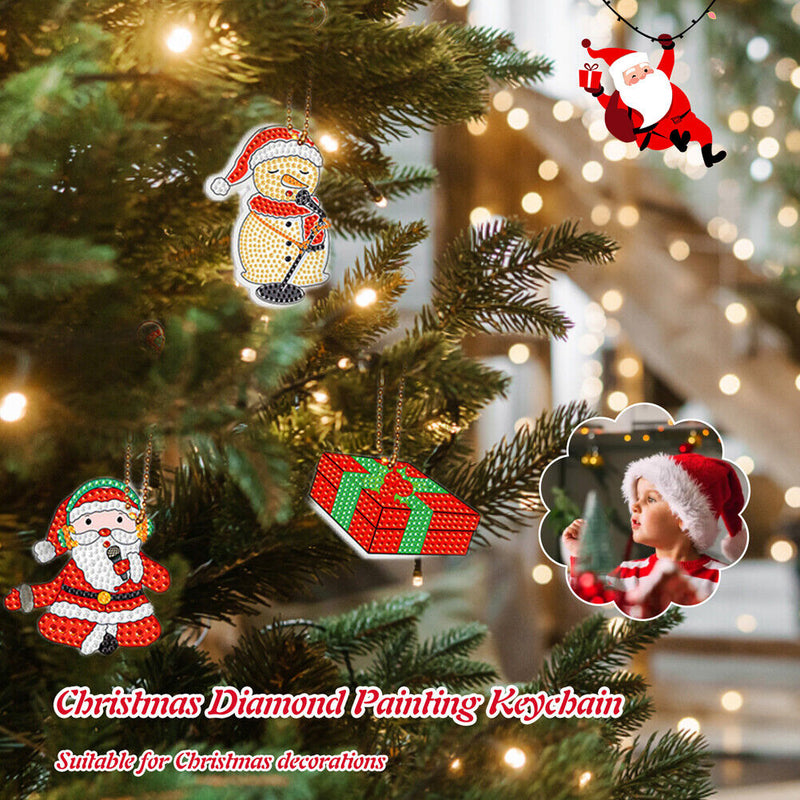 5D Blind Box Handicraft DIY Surprise Blind Box Funny Acrylic Christmas Ornaments