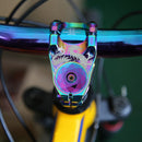 Burnt Blue Bike Stem Headset Top Cap Cover with Screw for 28.6mm Fork Head Tube