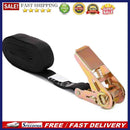 Heavy Duty Ratchet Buckle Kayak Tie Down Strap Cargo Surfboard Lashing Stra