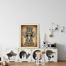 5D Full Round Drill Diamond Painting Funny animals Drawing
