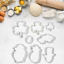 8 Piece St. Patrick's Day Cookie Die Irish Clover Steel Die Cookie H1A6