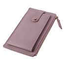 PU Clutch Bag Portable Multi Card Holder Large Capacity for Women Fashion P