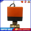 DC24V 3-wire 2-control Brass Thread Motorized Electric Ball Valve (DN25)