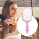 Hollow Hairdressing Comb Wet Dry Hair Detangling Brushes Scalp Massager Combs