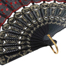 Chinese Peacock Sequins Dance Fans Square Dance Fans Props Promd Party H6H2