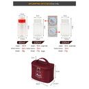 6pcs Spice Sauce Condiment Bottle BBQ Pepper Jar Seasoning Pot (Wine Red) Newly