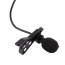 Link To Smartphone Hands-free Mike Clip-on Lapel Microphone Wired Condenser
