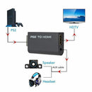 Modes 480i/480p/576i PS2 To HDMI Audio Video Converter HD Cable USB Adapter